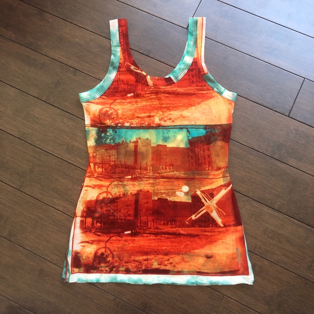 Rare Jean Paul Gaultier Sheer Tank - Picture 1 of 5